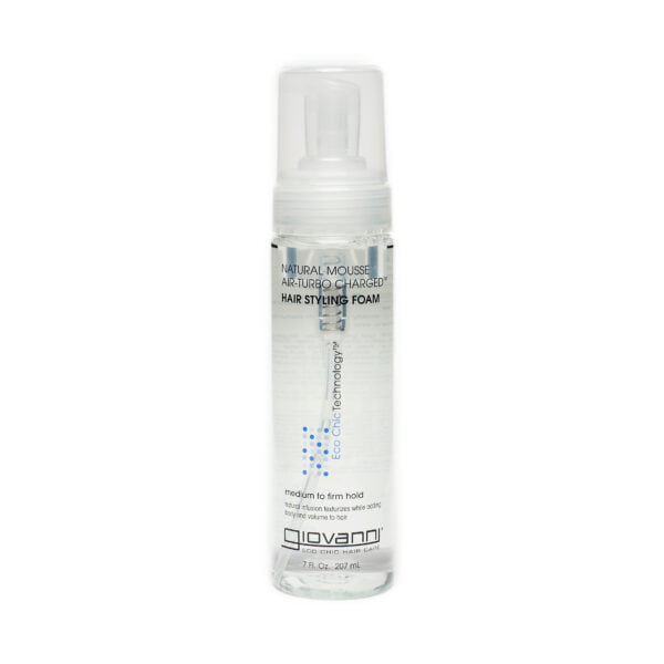 Giovanni Natural Mousse Hair Styling Foam 7 oz bottle