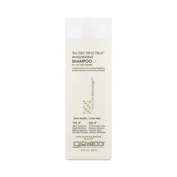 Giovanni Tea Tree Triple Treat Invigorating Shampoo 8.5 fl oz bottle