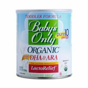 Baby's Only Organic LactoRelief Toddler Formula 12.7 oz container