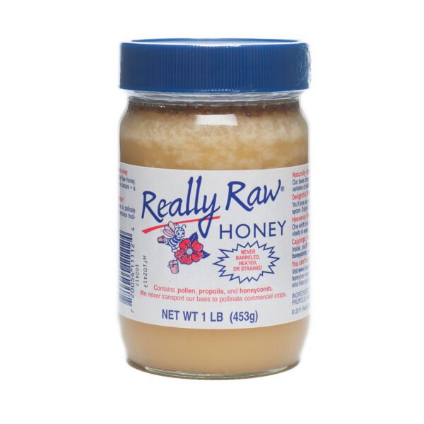 Really Raw Honey Unstrained Honey 16 oz jar