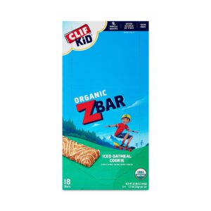 Clif Bar Zbar Iced Oatmeal Cookie 18 bars (1.27 oz each)
