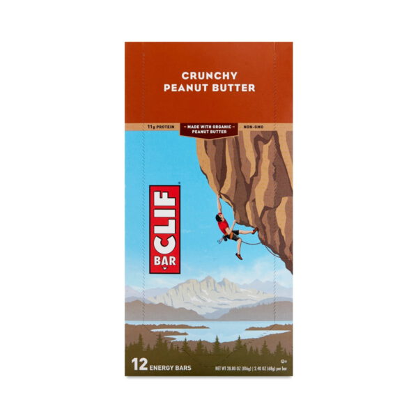 Clif Bar Crunchy Peanut Butter Bars 12 bars (2.4 oz each)