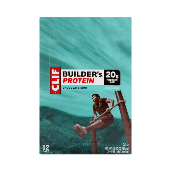 Clif Bar Chocolate Mint Builder's Bars 12 bars (2.4 oz each)