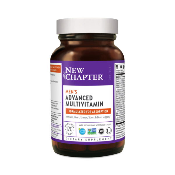 New Chapter Men's Advanced Multivitamin 120 tablets