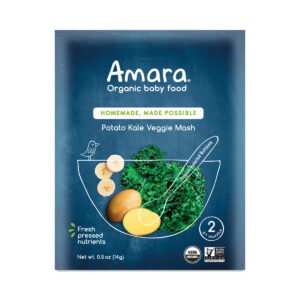 Amara Baby Food Potato & Kale Mash 7 pouches (3.5 oz each)