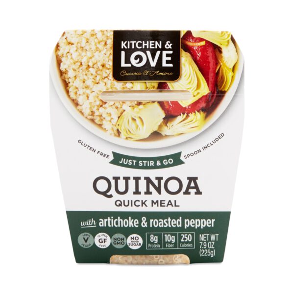 Kitchen & Love Artichoke & Roasted Peppers Quinoa Quick Meals 7.9 oz meal