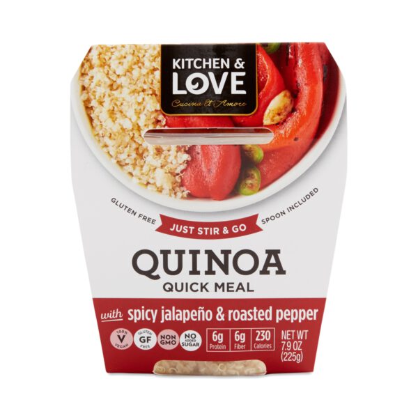 Kitchen & Love Spicy Jalapeno & Roasted Peppers Quinoa Quick Meals 7.9 oz meal