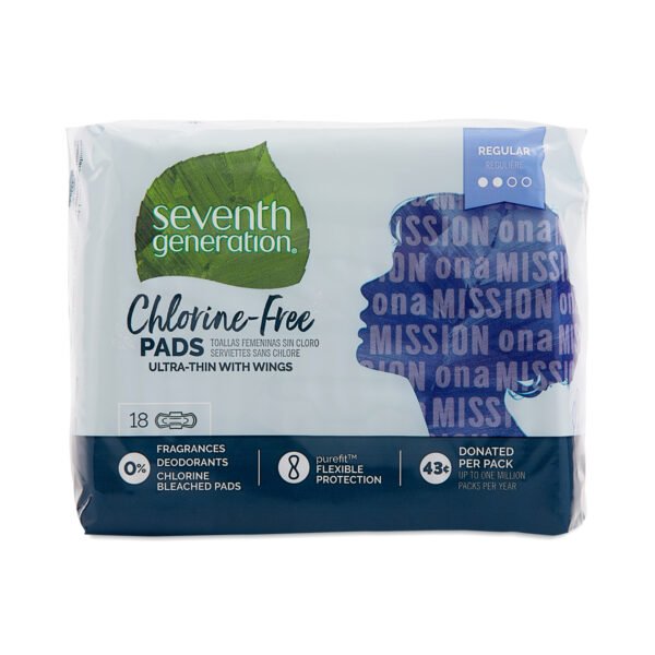 Seventh Generation Ultra Thin Pads with Wings
