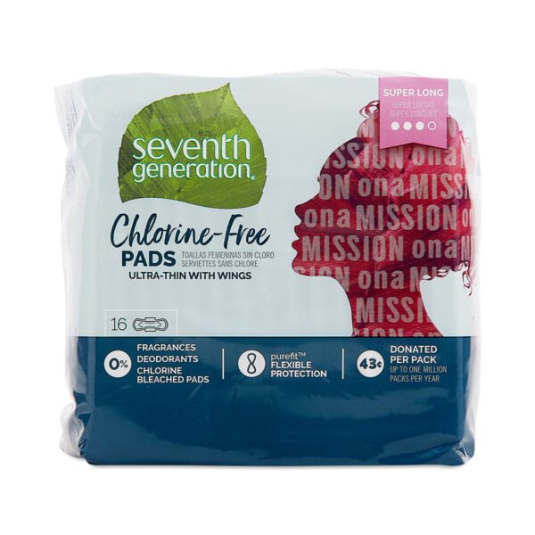 Seventh Generation Ultra Thin Pads with Wings
