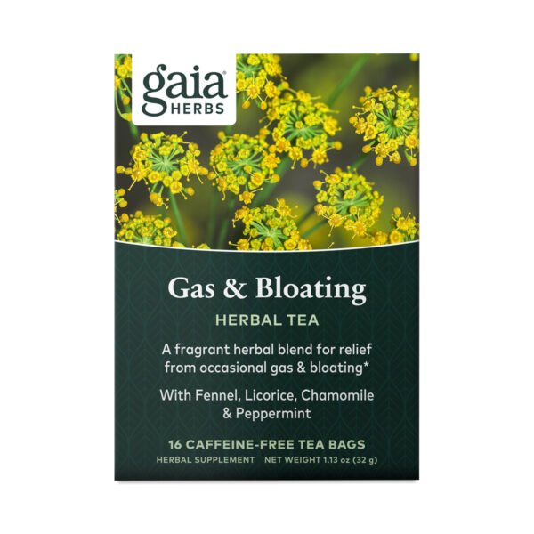 Gaia Herbs Gas & Bloating Tea 16 count