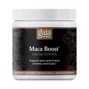 Gaia Herbs Maca Boost Cacao Ginger 8 oz jar