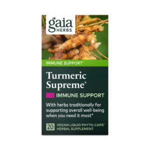 Gaia Herbs Turmeric Supreme Immune Support 20 capsules