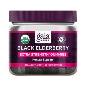 Gaia Herbs Black Elderberry Gummies