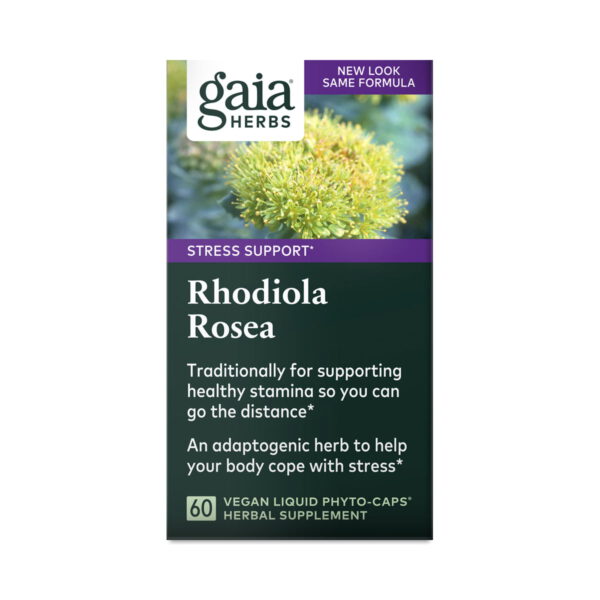 Gaia Herbs Rhodiola Rosea 60 capsules