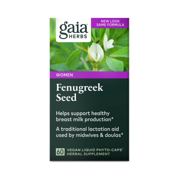 Gaia Herbs Fenugreek Seed 60 capsules