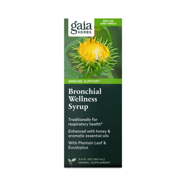 Gaia Herbs Bronchial Wellness Syrup 5.4 fl oz bottle