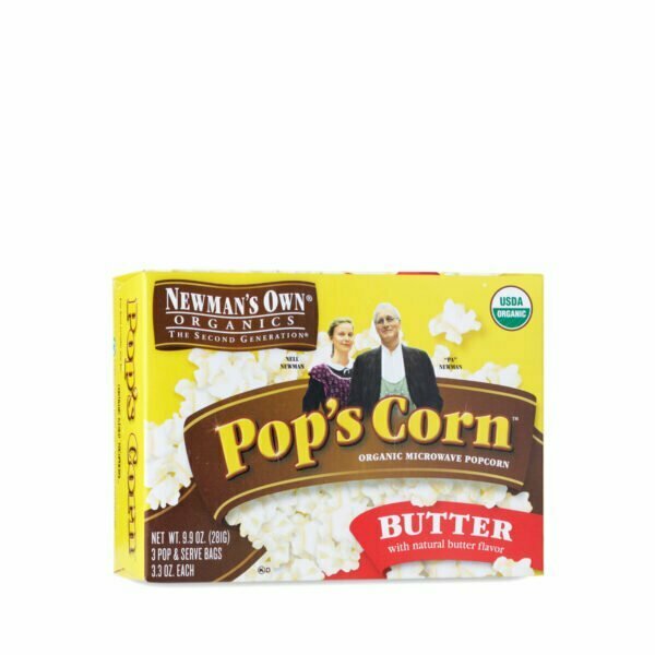 Newman's Own Microwave Butter Popcorn 3 each