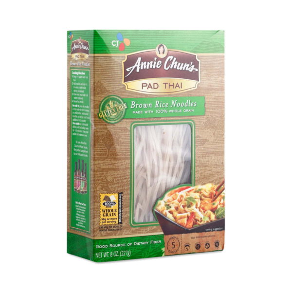 Annie Chun's Pad Thai Brown Rice Noodles 8 oz box