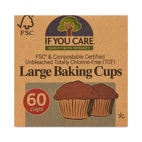 If You Care Unbleached Large Baking Cups 60 count