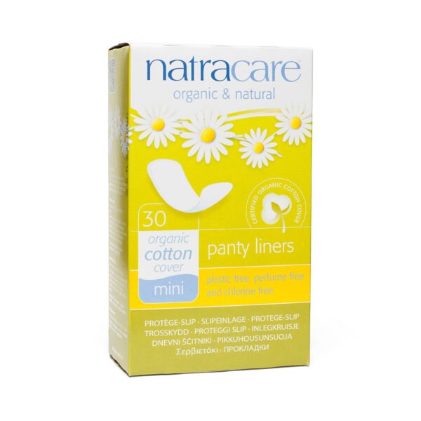 Natracare Mini Panty Liners 30 count per box