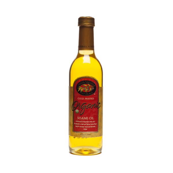 Napa Valley Naturals Organic Cold Pressed Sesame Oil 12.7 oz bottle