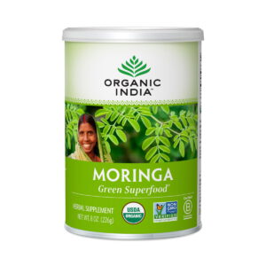 Organic India Moringa Leaf Powder 8 oz canister