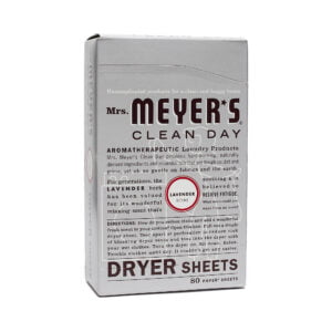 Mrs. Meyer's Lavender Dryer Sheets 80 sheets per box