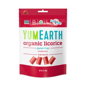 YumEarth Organic Pomegranate Licorice 5 oz bag