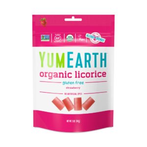 YumEarth Organic Strawberry Licorice 5 oz bag
