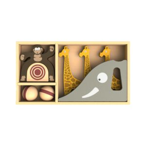 BeginAgain Toys Safari Bowling Playset 1 set