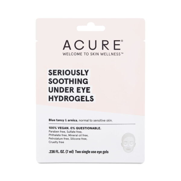 ACURE Seriously Soothing Under Eye Hydrogels 2 single use eye gels