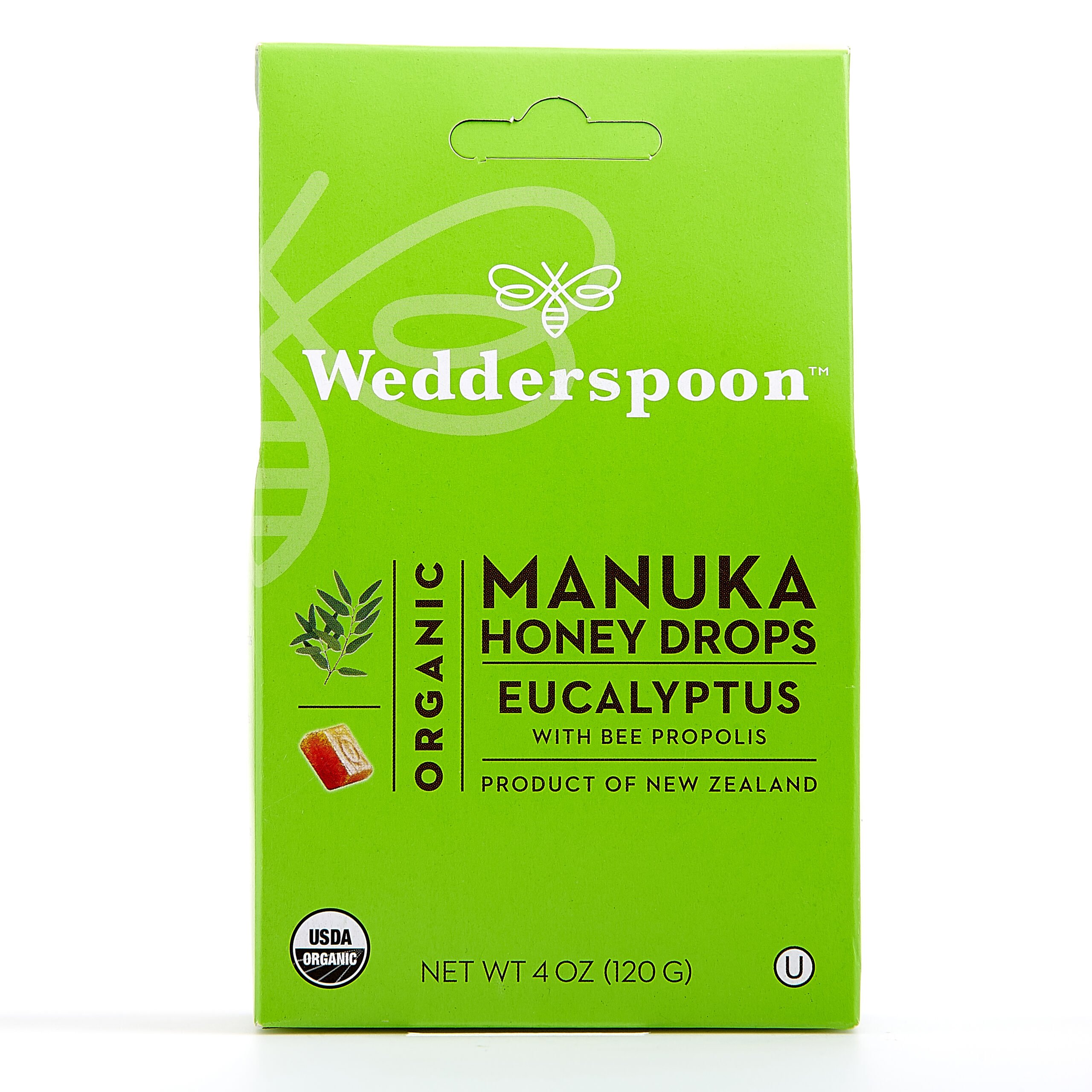Wedderspoon Organic Manuka Honey Drops