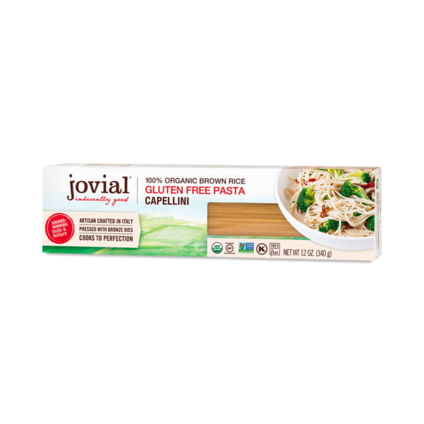 Jovial Organic Brown Rice Capellini 12 oz box
