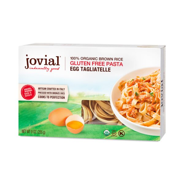 Jovial Organic Brown Rice Tagliatelle 9 oz box