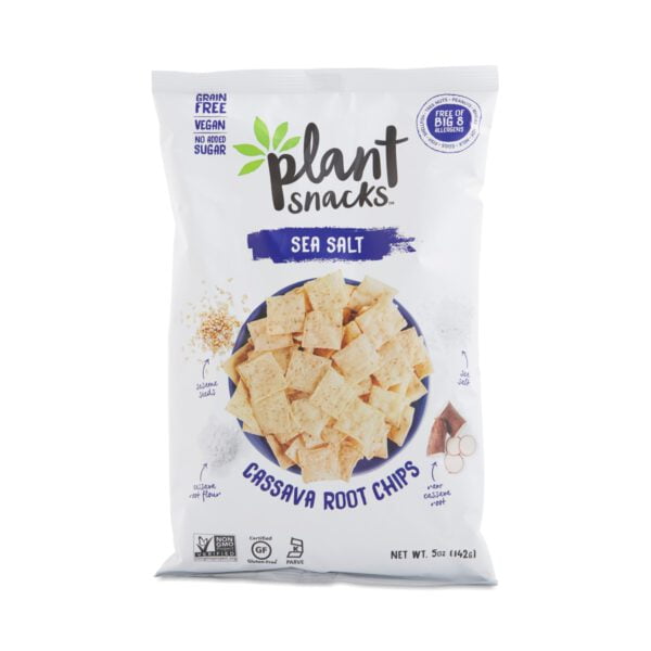 Plant Snacks Sea Salt Cassava Root Chips 5 oz bag
