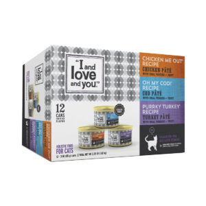 I and love and you Páté All Day Wet Cat Food Variety Pack 12 cans (3 oz each)