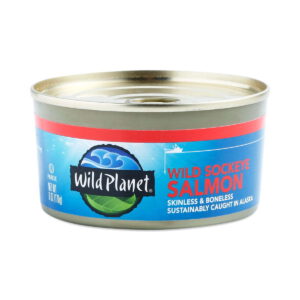 Wild Planet Non-GMO Wild Pacific Sockeye Salmon 6 oz can