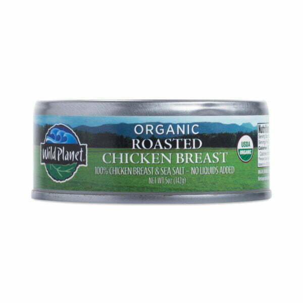 Wild Planet Organic Roasted Chicken Breast 5 oz can
