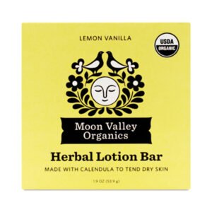 Moon Valley Organics Lemon Vanilla Moon Melt Lotion Bar 1.9 oz bar