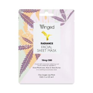 Winged Radiance CBD Facial Sheet Mask