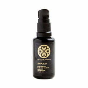 True Moringa Simplicity Moringa Oil 1 oz bottle