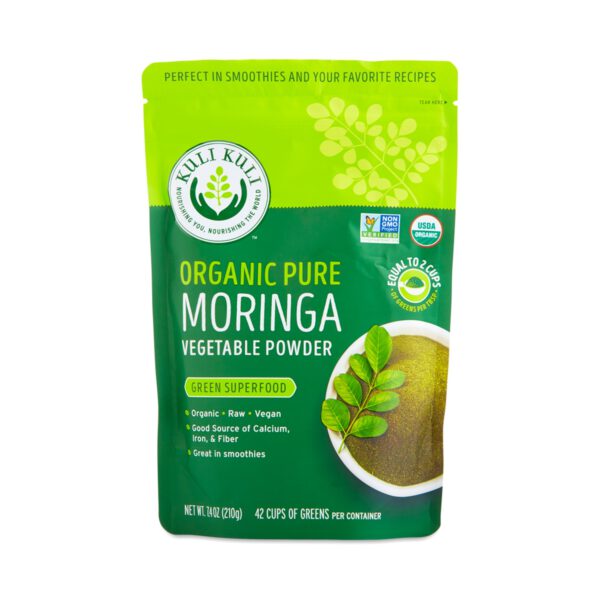 Kuli Kuli Organic Moringa Powder 7.4 oz pouch