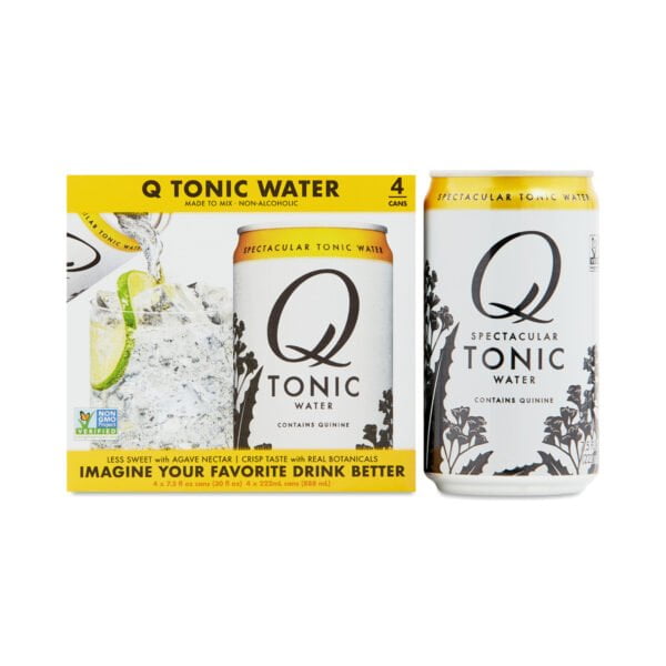 Q Mixers Tonic Water four 7.5 oz cans