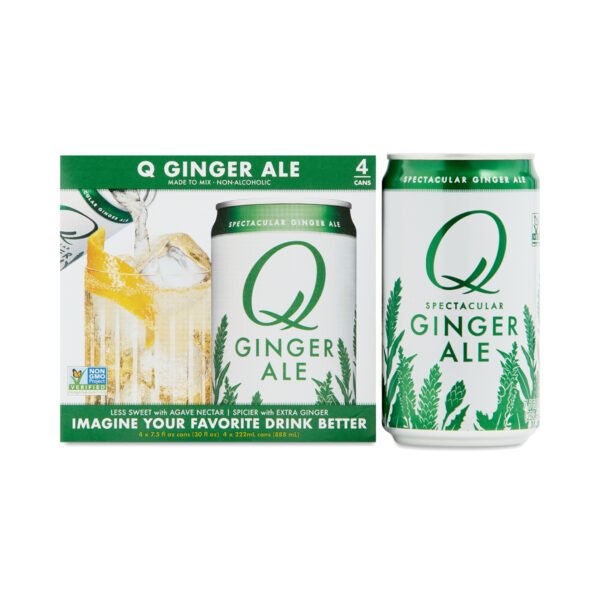 Q Mixers Ginger Ale four 7.5 oz cans