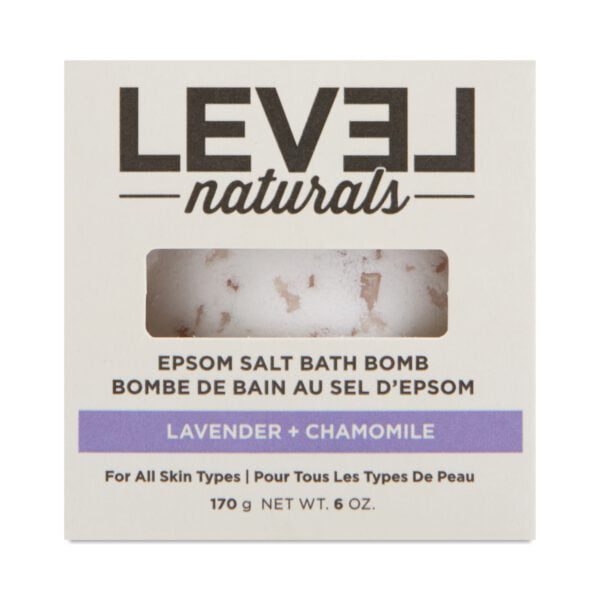 Level Naturals Epsom Salt Bath Bomb