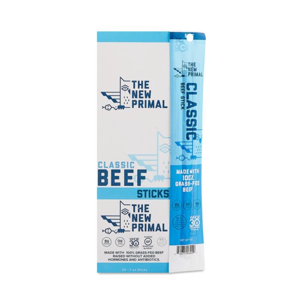 The New Primal Grass-Fed Beef Sticks