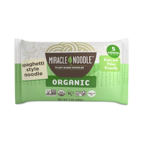 Miracle Noodle Organic Shirataki Spaghetti 7 oz pouch
