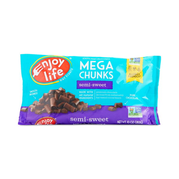 Enjoy Life Semi-Sweet Chocolate Mega Chunks 10 oz bag