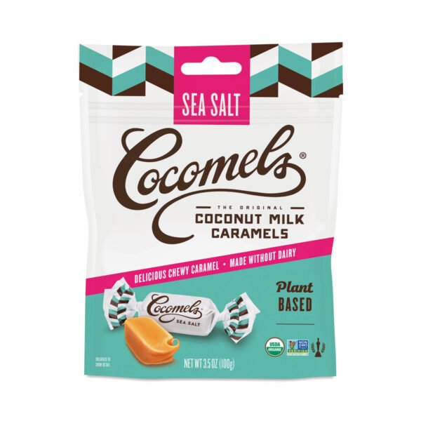 Cocomels Coconut Milk Caramels – Sea Salt 3.5 oz pouch