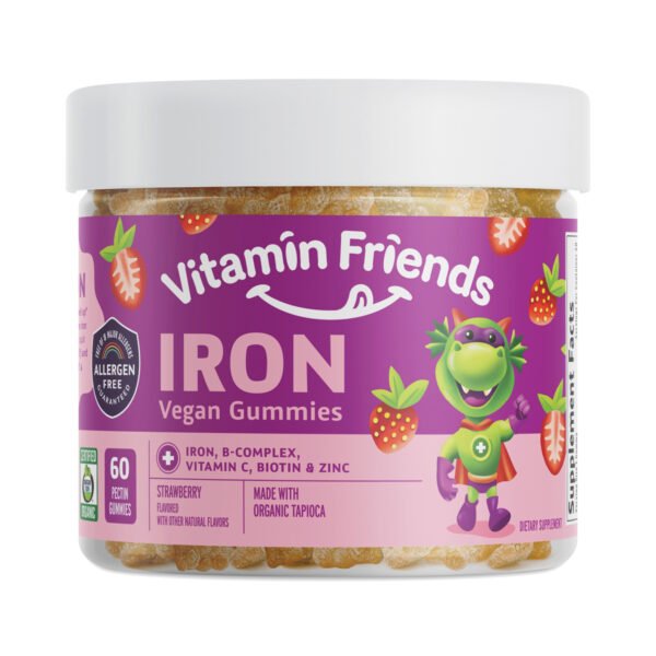 Vitamin Friends Iron Vegan Gummies 60 count